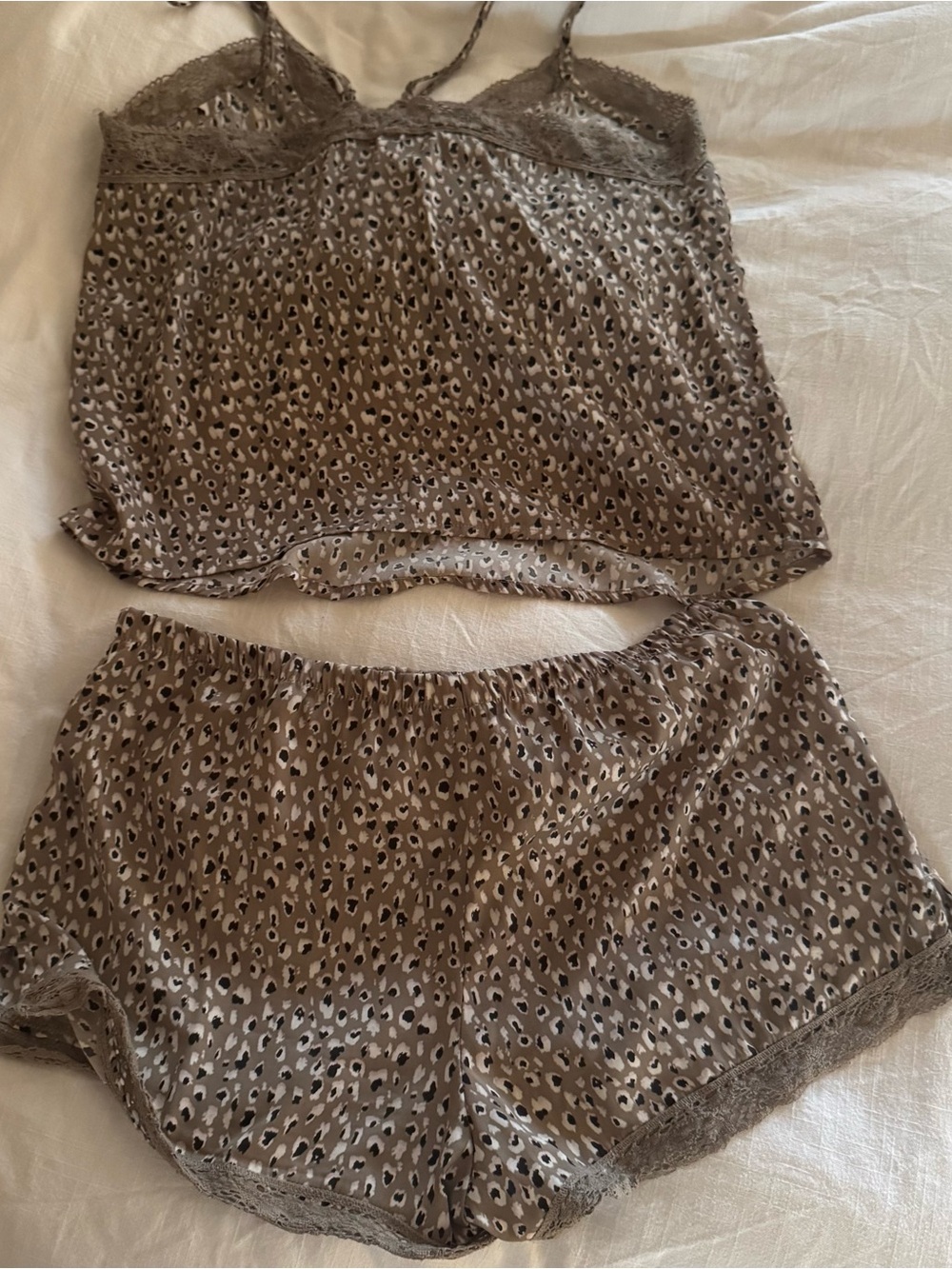 Aerie Satin Pajamas - Picture 3 of 3